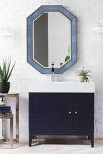 Load image into Gallery viewer, Linear 36&quot; Single Vanity, Victory Blue w/ Glossy White Composite Top James Martin Vanities