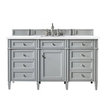 Load image into Gallery viewer, Brittany 60&quot; Urban Gray Single Vanity w/ 3 CM Arctic Fall Solid Surface Top James Martin Vanities