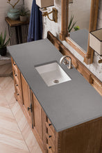 Load image into Gallery viewer, Providence 60&quot; Single Vanity Cabinet, Driftwood, w/ 3 CM Grey Expo Quartz Top James Martin Vanities