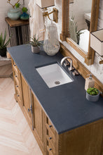 Load image into Gallery viewer, Providence 60&quot; Single Vanity Cabinet, Driftwood, w/ 3 CM Charcoal Soapstone Quartz Top James Martin Vanities