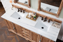 Load image into Gallery viewer, Providence 72&quot; Driftwood Double Vanity w/ 3 CM Arctic Fall Solid Surface Top James Martin Vanities