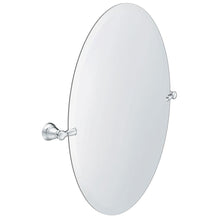 Load image into Gallery viewer, Banbury 23 in. x 26 in. Frameless Pivoting Single Wall Mirror in Chrome MOEN