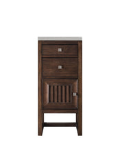 Load image into Gallery viewer, Athens 15&quot; Cabinet w/ Drawers &amp; Door, Mid Century Acacia w/ 3 CM Eternal Serena Top James Martin