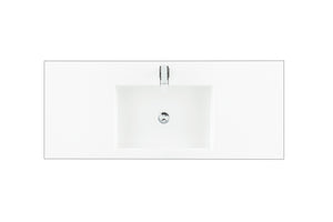 Bathroom Vanities Outlet Atlanta Renovate for Less48" Single Top, Composite Stone, Glossy White Finish