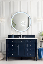 Load image into Gallery viewer, Brittany 48&quot; Victory Blue Single Vanity w/ 3 CM Classic White Quartz Top James Martin