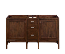 Load image into Gallery viewer, Bathroom Vanities Outlet Atlanta Renovate for LessAddison 60&quot; Double Vanity Cabinet, Mid Century Acacia, w/ 3 CM Grey Expo Quartz Top