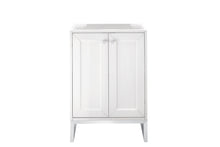 Load image into Gallery viewer, Chianti 24&quot; Single Vanity Cabinet, Glossy White, Brushed Nickel James Martin Vanities