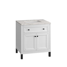 Load image into Gallery viewer, Bathroom Vanities Outlet Atlanta Renovate for LessChicago 30&quot; Single Vanity, Glossy White w/ 3CM Eternal Jasmine Pearl Top