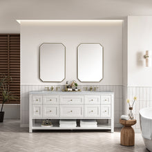 Load image into Gallery viewer, Breckenridge 72&quot; Double Vanity, Bright White w/ 3CM Arctic Fall Top James Martin Vanities