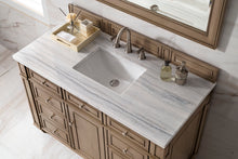 Load image into Gallery viewer, Bathroom Vanities Outlet Atlanta Renovate for LessBristol 48&quot; Single Vanity, Whitewashed Walnut, w/ 3 CM Arctic Fall Solid Surface Top