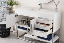Load image into Gallery viewer, Columbia 48&quot; Single Vanity, Glossy White, w/ Glossy White Composite Top James Martin Vanities
