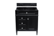 Load image into Gallery viewer, Brittany 30&quot; Single Vanity, Black Onyx James Martin Vanities