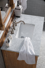 Load image into Gallery viewer, Bathroom Vanities Outlet Atlanta Renovate for LessSavannah 36&quot; Driftwood Single Vanity w/ 3 CM Carrara Marble Top