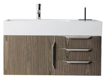 Load image into Gallery viewer, Mercer Island 36&quot; Single Vanity, Ash Gray w/ Glossy White Composite Top James Martin Vanities