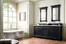 Load image into Gallery viewer, Brookfield 72&quot; Double Vanity, Antique Black w/ 3 CM Arctic Fall Solid Surface Top James Martin Vanities