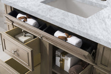 Load image into Gallery viewer, Bathroom Vanities Outlet Atlanta Renovate for LessBristol 36&quot; Single Vanity, Whitewashed Walnut, w/ 3 CM Carrara Marble Top
