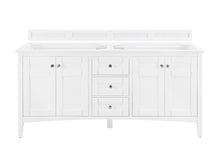 Load image into Gallery viewer, Palisades 72&quot; Double Vanity, Bright White James Martin Vanities