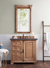 Load image into Gallery viewer, Providence 36&quot; Single Vanity Cabinet, Driftwood, w/ 3 CM Charcoal Soapstone Quartz Top James Martin Vanities