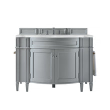 Load image into Gallery viewer, Brittany 46&quot; Single Vanity, Urban Gray w/ 3 CM Arctic Fall Solid Surface Top James Martin Vanities