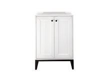 Load image into Gallery viewer, Chianti 24&quot; Single Vanity Cabinet, Glossy White, Matte Black James Martin Vanities
