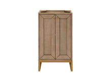 Load image into Gallery viewer, Chianti 20&quot; Single Vanity Cabinet, Whitewashed Walnut, Radiant Gold James Martin Vanities