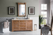 Load image into Gallery viewer, Savannah 60&quot; Single Vanity Cabinet, Driftwood, w/ 3 CM Eternal Marfil Quartz Top James Martin Vanities