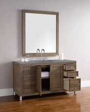 Load image into Gallery viewer, Bathroom Vanities Outlet Atlanta Renovate for LessChicago 60&quot; Single Vanity, Whitewashed Walnut w/ 3 CM Grey Expo Quartz Top