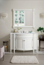 Load image into Gallery viewer, Brittany 46&quot; Single Vanity, Bright White w/ 3 CM Arctic Fall Solid Surface Top James Martin Vanities