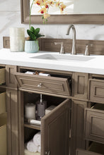 Load image into Gallery viewer, Bathroom Vanities Outlet Atlanta Renovate for LessBristol 60&quot; Single Vanity, Whitewashed Walnut, w/ 3 CM Classic White Quartz Top