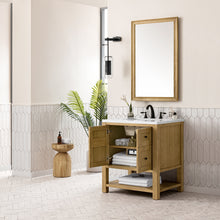 Load image into Gallery viewer, Bathroom Vanities Outlet Atlanta Renovate for LessBreckenridge 30&quot; Single Vanity, Light Natural Oak w/ 3CM White Zeus Top