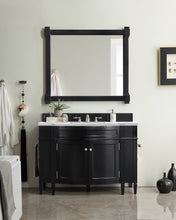 Load image into Gallery viewer, Brittany 46&quot; Single Vanity, Black Onyx w/ 3 CM Arctic Fall Solid Surface Top James Martin Vanities
