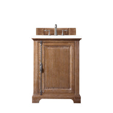 Load image into Gallery viewer, Providence 26&quot; Single Vanity Cabinet, Driftwood, w/ 3 CM Classic White Quartz Top James Martin Vanities