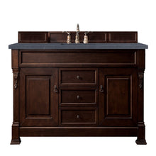 Load image into Gallery viewer, Brookfield 60&quot; Single Vanity, Burnished Mahogany w/ 3 CM Charcoal Soapstone Quartz Top James Martin Vanities