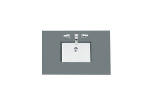 Bathroom Vanities Outlet Atlanta Renovate for Less36" Single Top, 3 CM Cala Blue Quartz w/ Sink