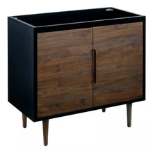 Load image into Gallery viewer, 36&quot; Bivins Java/Black Vanity Base -All Wood- Signature Hardware