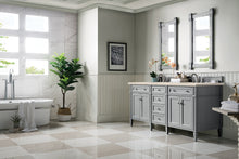 Load image into Gallery viewer, Brittany 72&quot; Urban Gray Double Vanity w/ 3 CM Eternal Marfil Quartz Top James Martin Vanities
