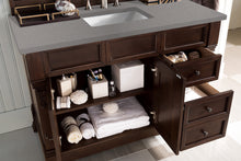 Load image into Gallery viewer, Bathroom Vanities Outlet Atlanta Renovate for LessBrookfield 48&quot; Single Vanity, Burnished Mahogany w/ 3 CM Grey Expo Quartz Top