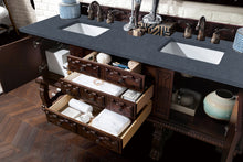 Load image into Gallery viewer, Bathroom Vanities Outlet Atlanta Renovate for LessBalmoral 72&quot; Double Vanity Cabinet, Antique Walnut, w/ 3 CM Charcoal Soapstone Quartz Top