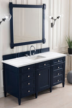 Load image into Gallery viewer, Brittany 60&quot; Victory Blue Single Vanity w/ 3 CM Arctic Fall Solid Surface Top James Martin Vanities
