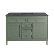 Load image into Gallery viewer, Chicago 48&quot; Single Vanity, Smokey Celadon w/ 3CM Charcoal Soapstone Top James Martin Vanities