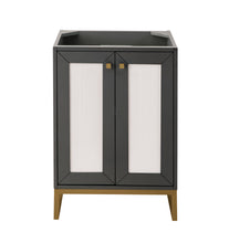 Load image into Gallery viewer, Bathroom Vanities Outlet Atlanta Renovate for LessChianti 24&quot; Single Vanity Cabinet, Mineral Grey, Radiant Gold
