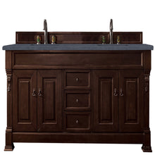 Load image into Gallery viewer, Brookfield 72&quot; Double Vanity, Burnished Mahogany w/ 3 CM Charcoal Soapstone Quartz Top James Martin Vanities